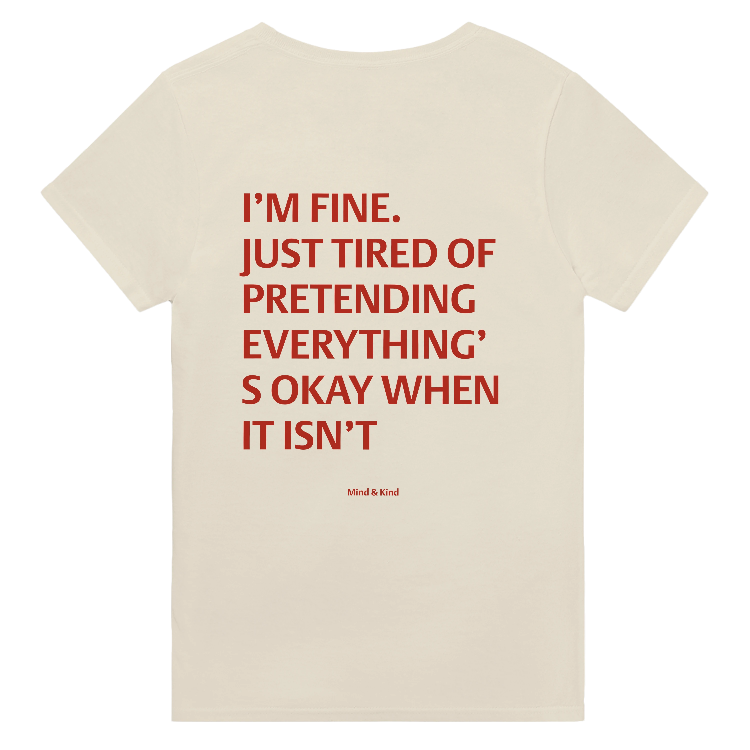 I’m fine. Just tired of pretending